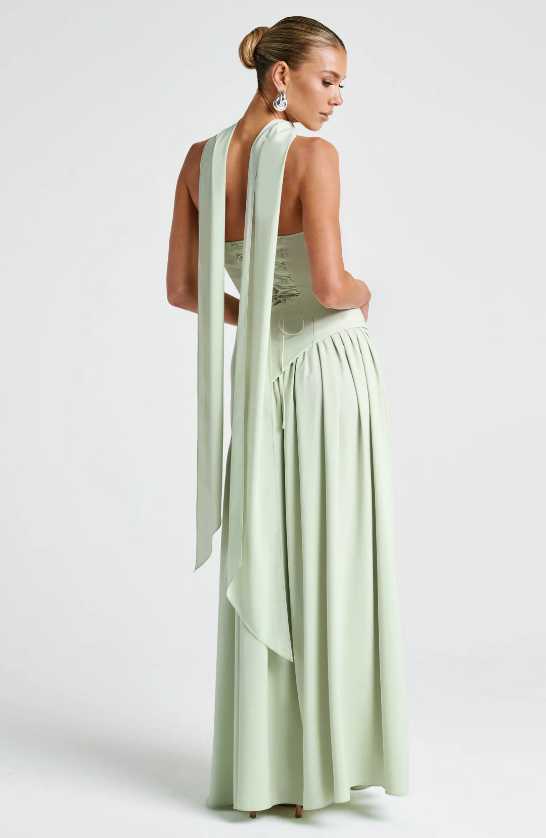 Mireille | Strapless Ruched Maxi Gown