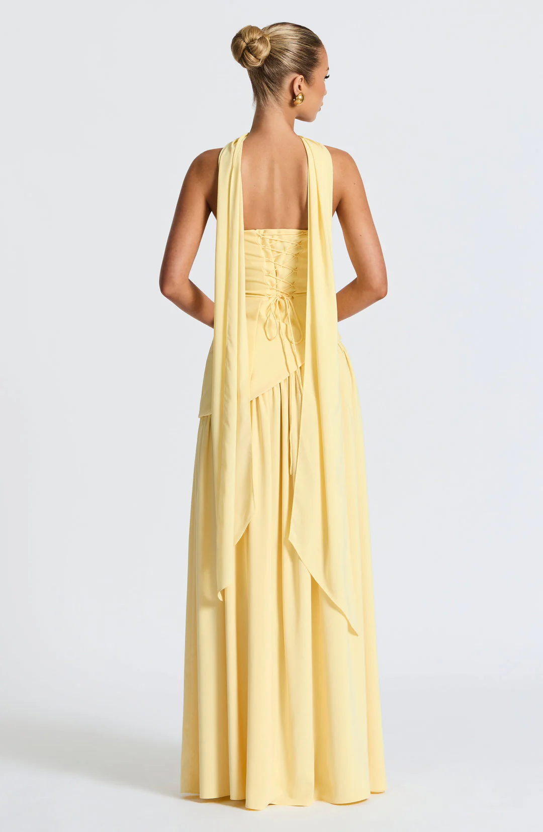 Mireille | Strapless Ruched Maxi Gown