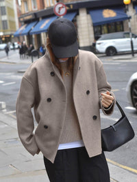 Avessia | Double-Breasted Pea Coat
