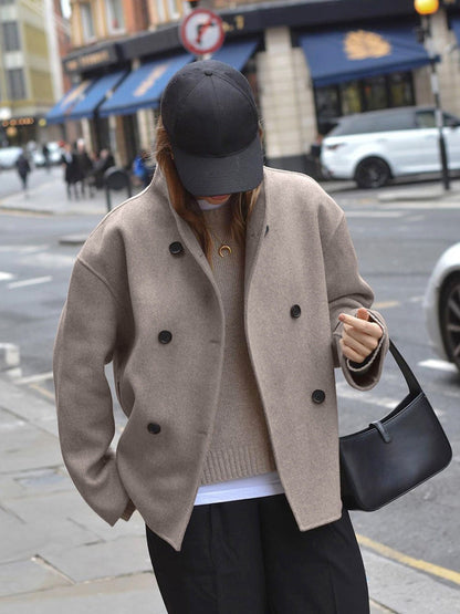 Avessia | Double-Breasted Pea Coat