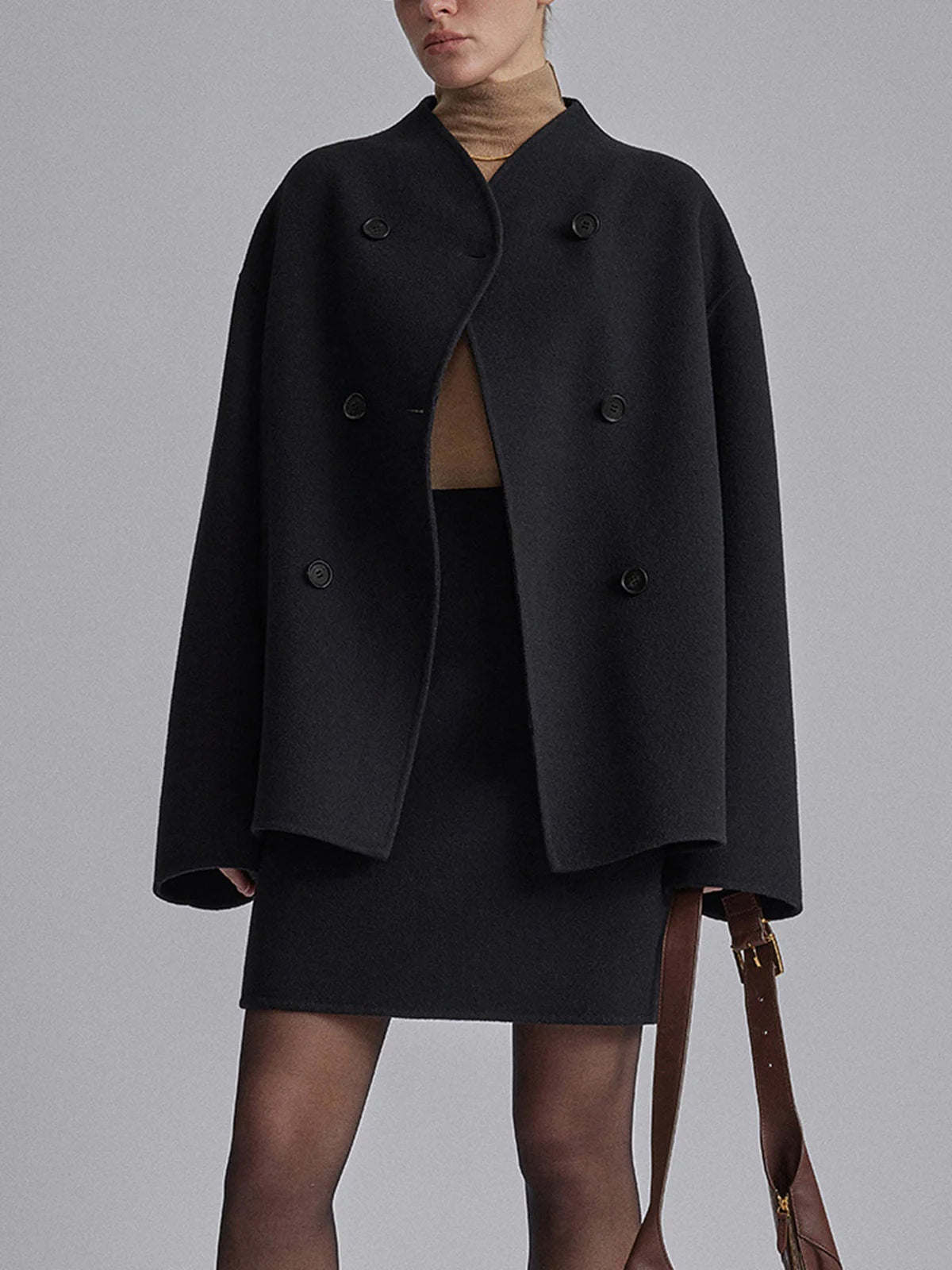 Avessia | Double-Breasted Pea Coat