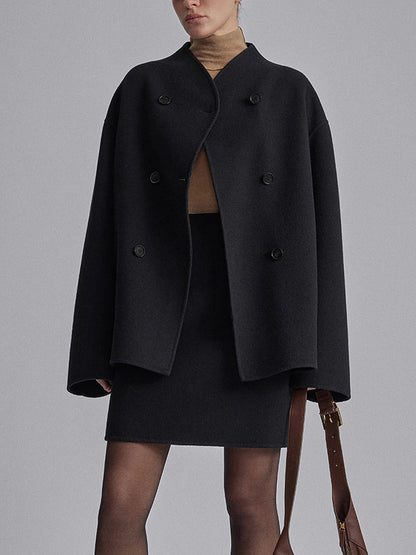 Avessia | Double-Breasted Pea Coat