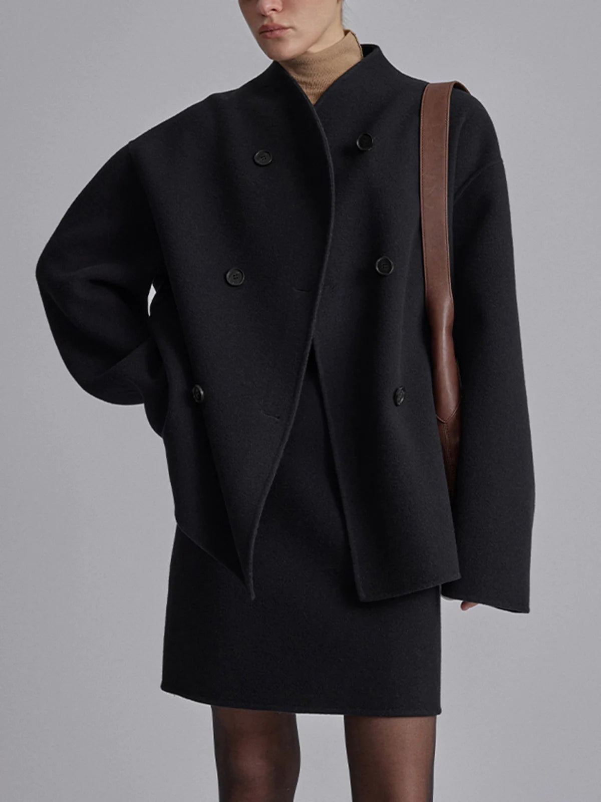 Avessia | Double-Breasted Pea Coat