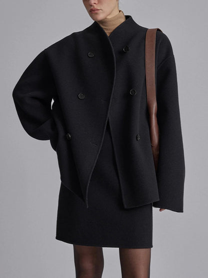 Avessia | Double-Breasted Pea Coat