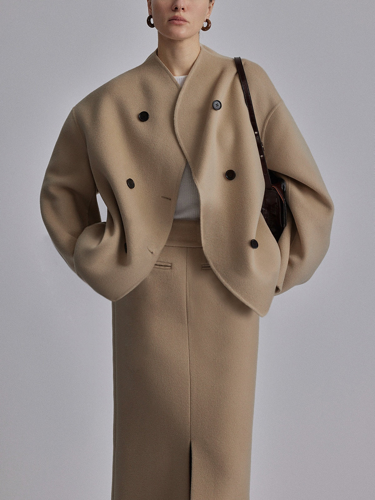 Avessia | Double-Breasted Pea Coat