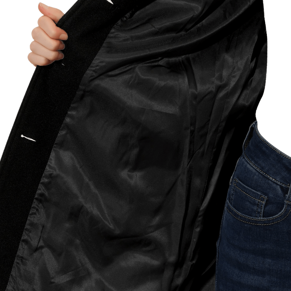 Emmara | Elegant A-Line Coat Button Closure