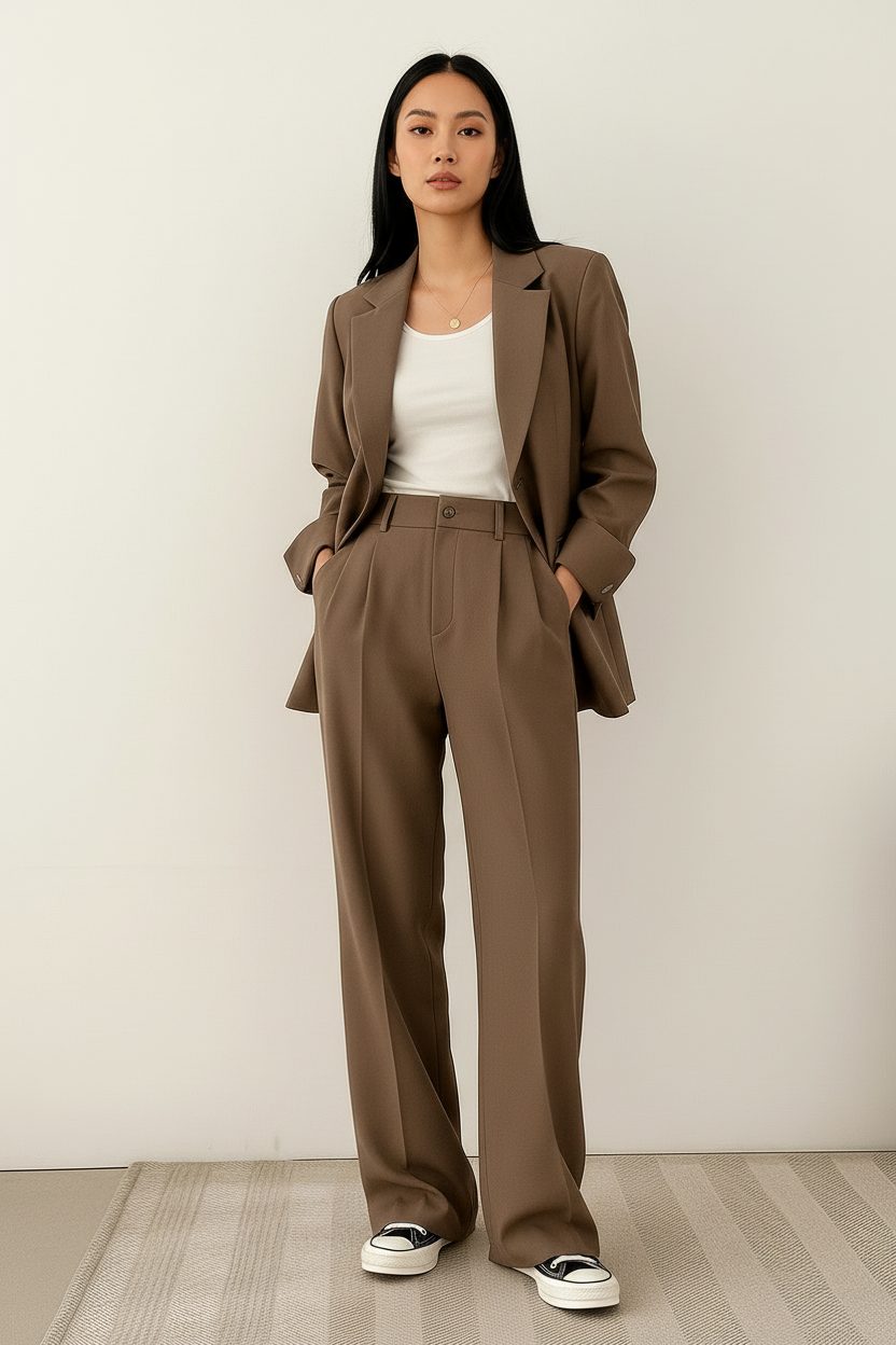Josette | Double-Breasted Blazer & Trouser Set