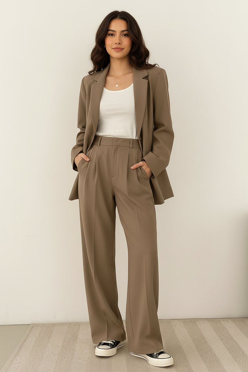 Josette | Double-Breasted Blazer & Trouser Set