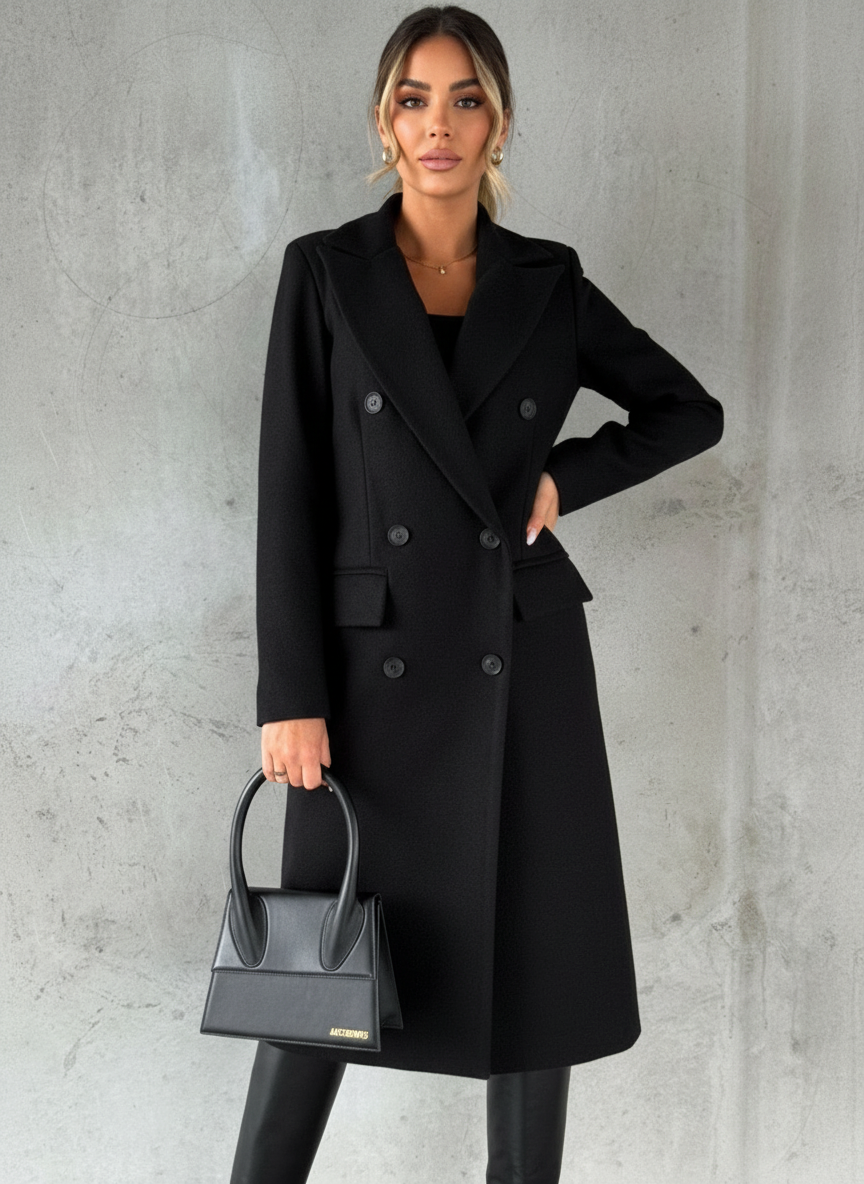 Celine | Double Breasted Long Coat