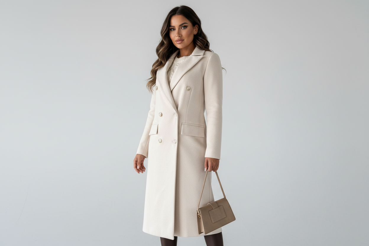 Celine | Double Breasted Long Coat
