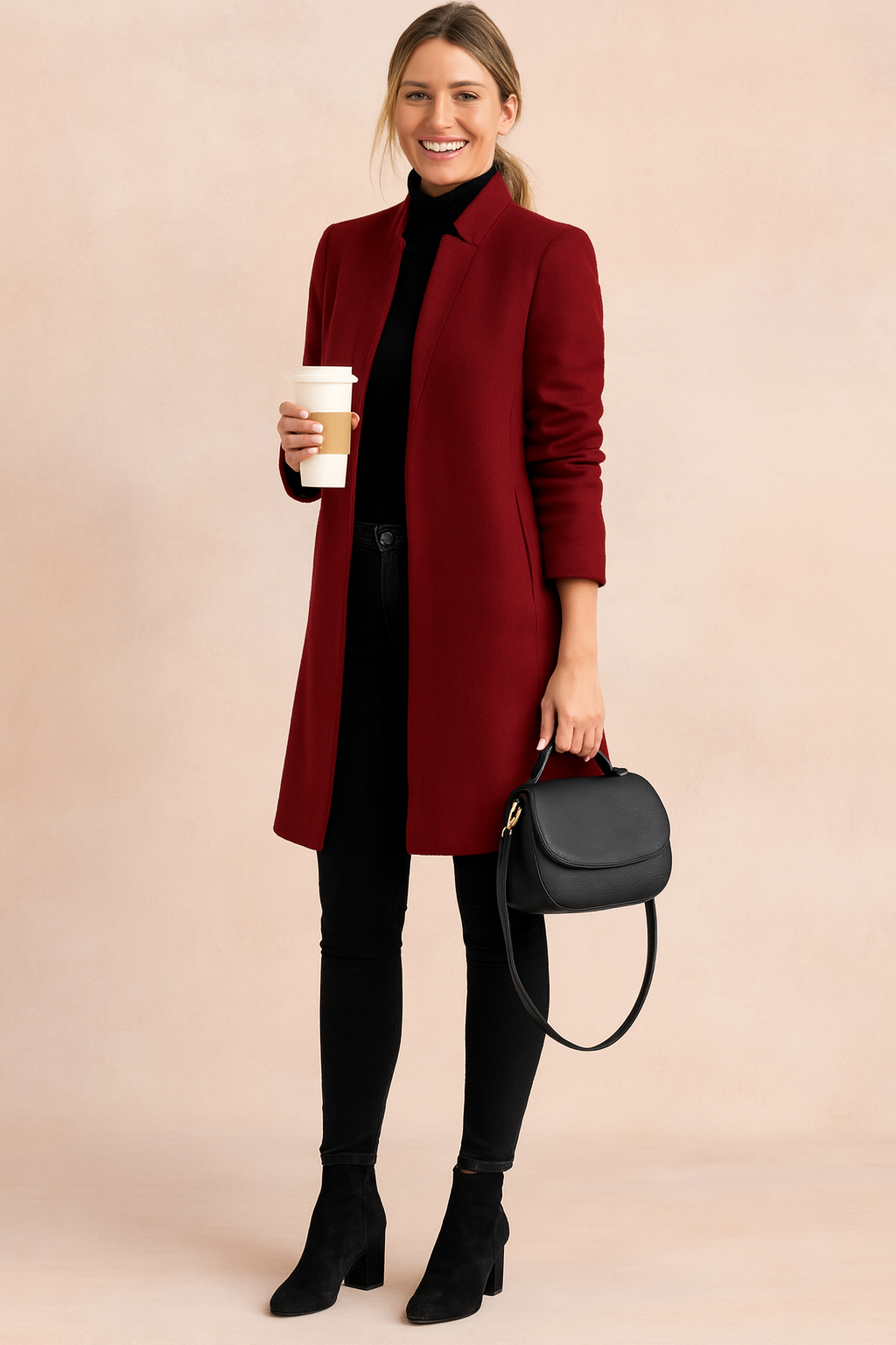 Soraya | Straight Cut Elegant Coat