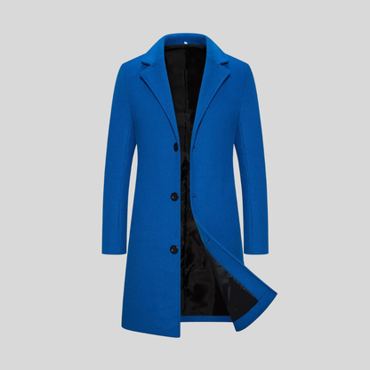 Bastian | Longline Wool Blend Overcoat