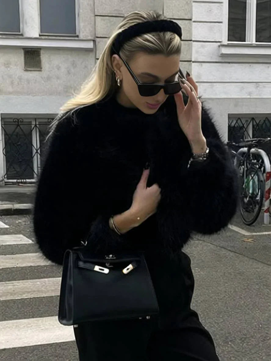Bianca | Oversized Faux Fur Jacket
