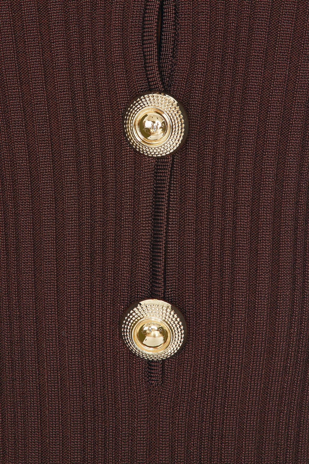 Rosalie | V-Neck Button Knit Midi Dress