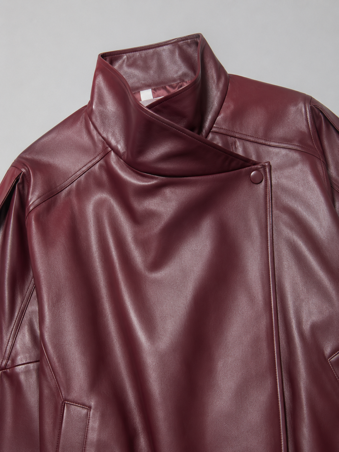 Reine | Women's Faux Leather Bomber Jacket