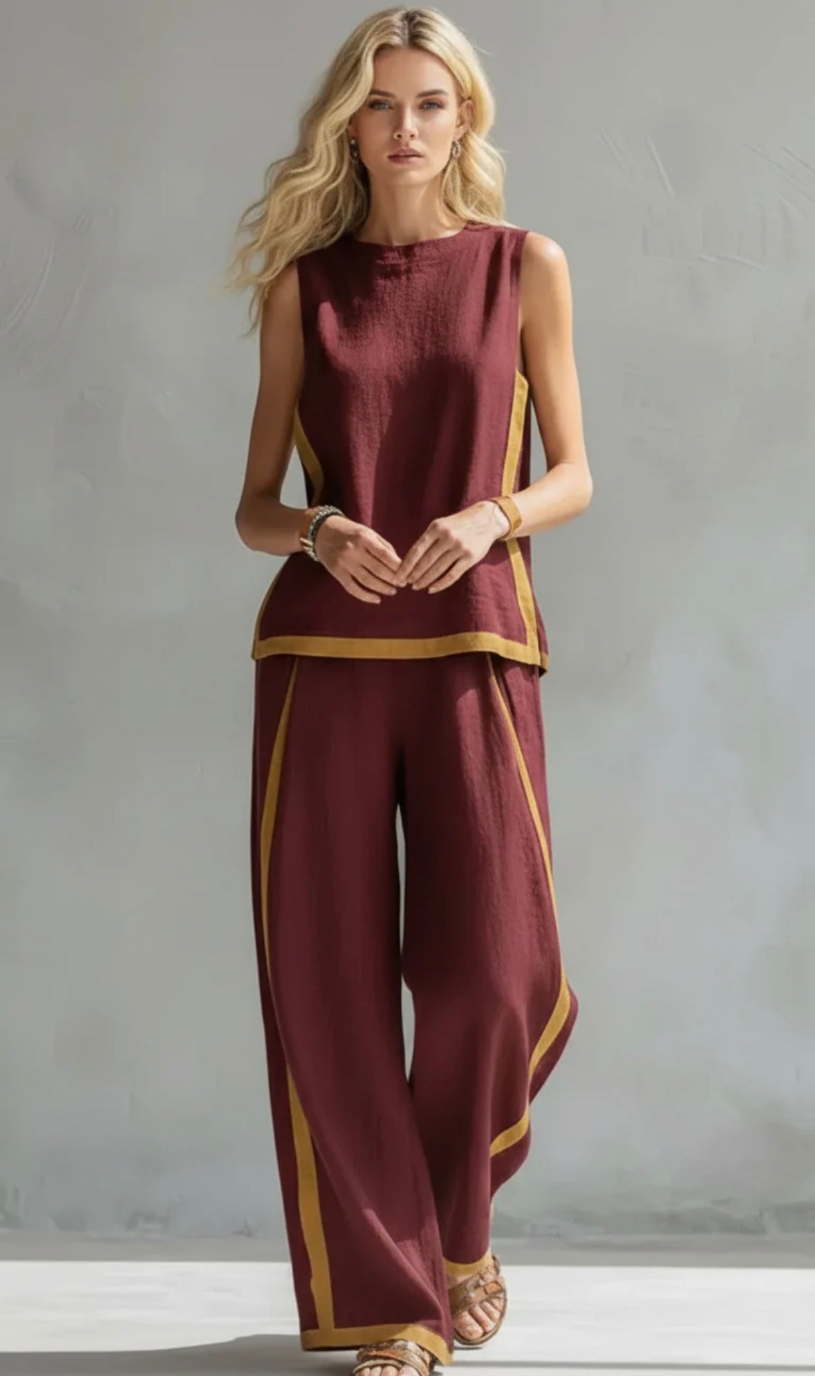 Colombe | Women's Linen Trouser Set