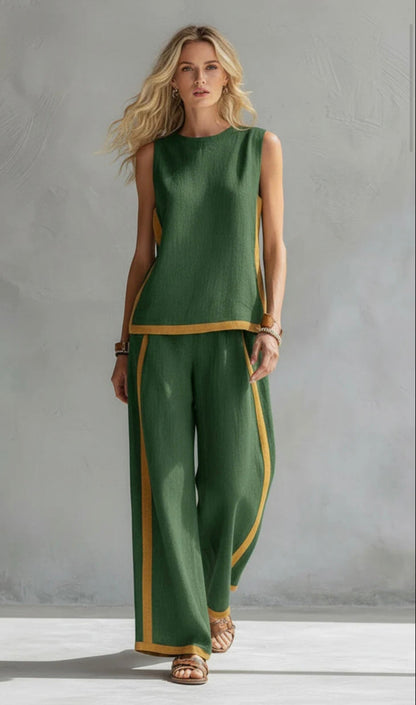 Colombe | Women's Linen Trouser Set