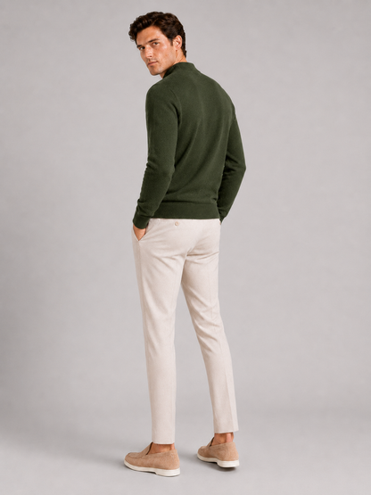 Henri | Slim Fit Mock Neck Knit Sweater