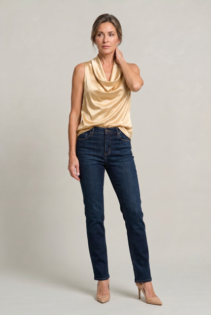 Noemie | Women's Cowl Neck Cami Top
