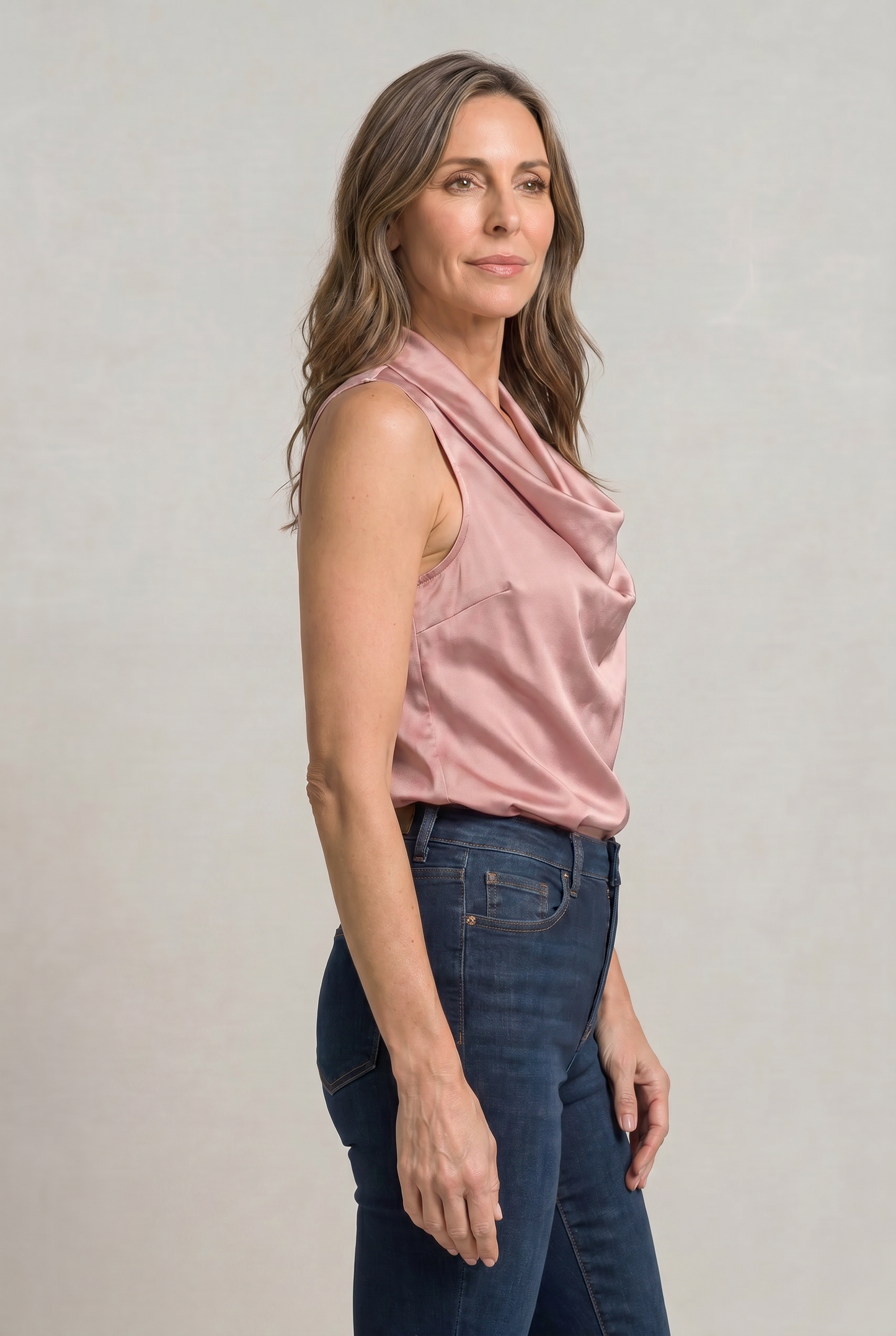Noemie | Women's Cowl Neck Cami Top