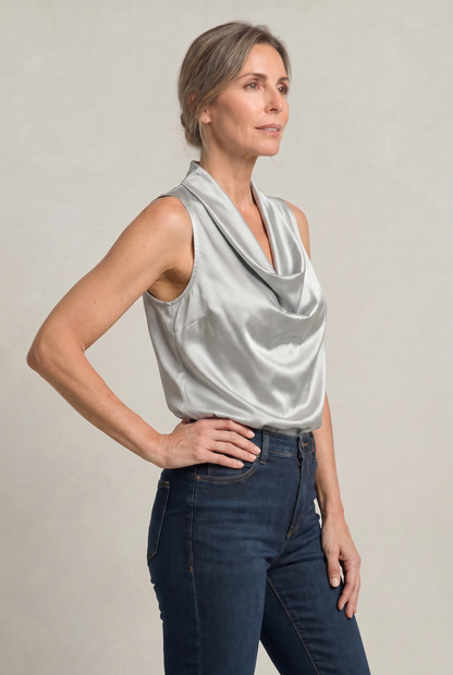 Noemie | Women's Cowl Neck Cami Top