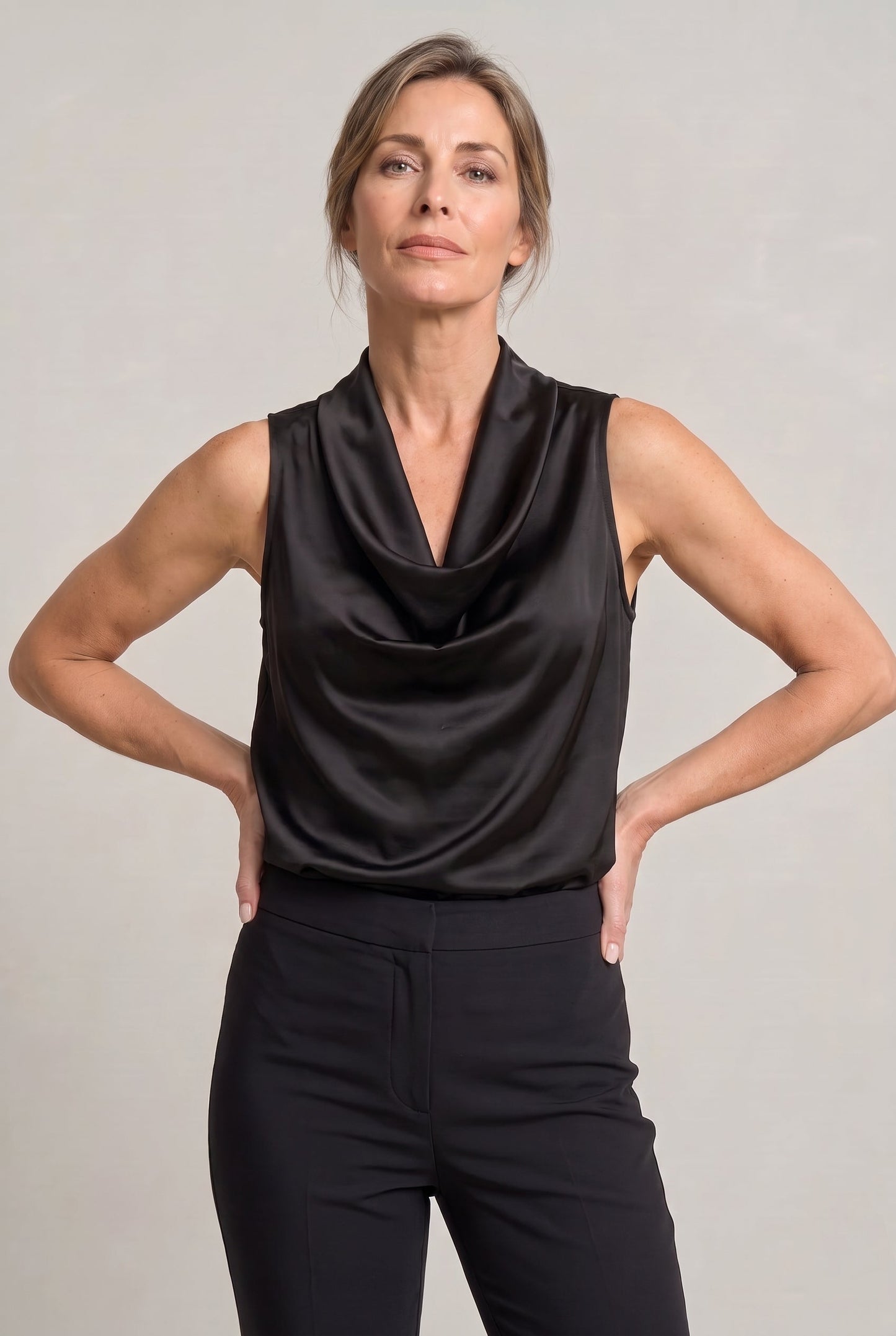 Noemie | Women's Cowl Neck Cami Top