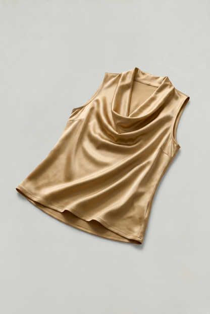 Noemie | Women's Cowl Neck Cami Top