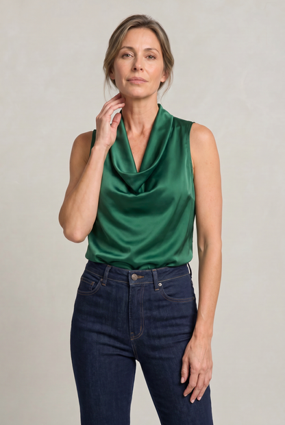 Noemie | Women's Cowl Neck Cami Top