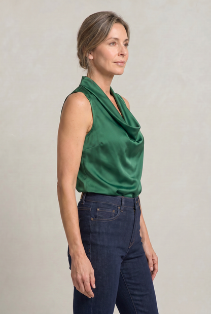 Noemie | Women's Cowl Neck Cami Top