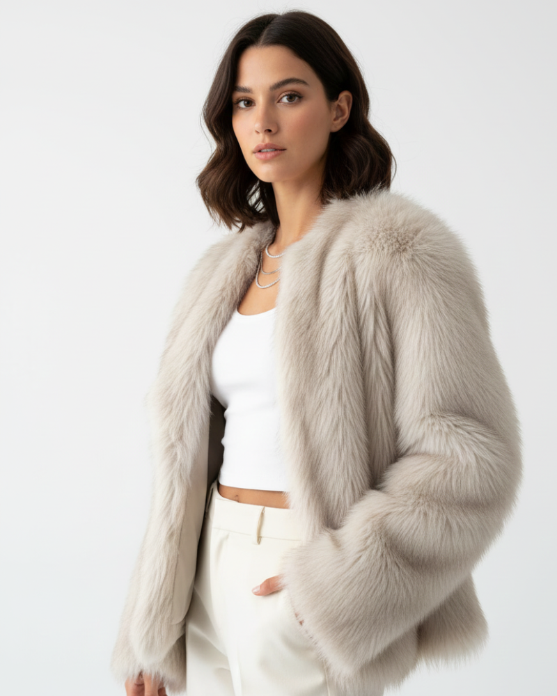 Marguerite | Oversized Faux Fur Winter Coat