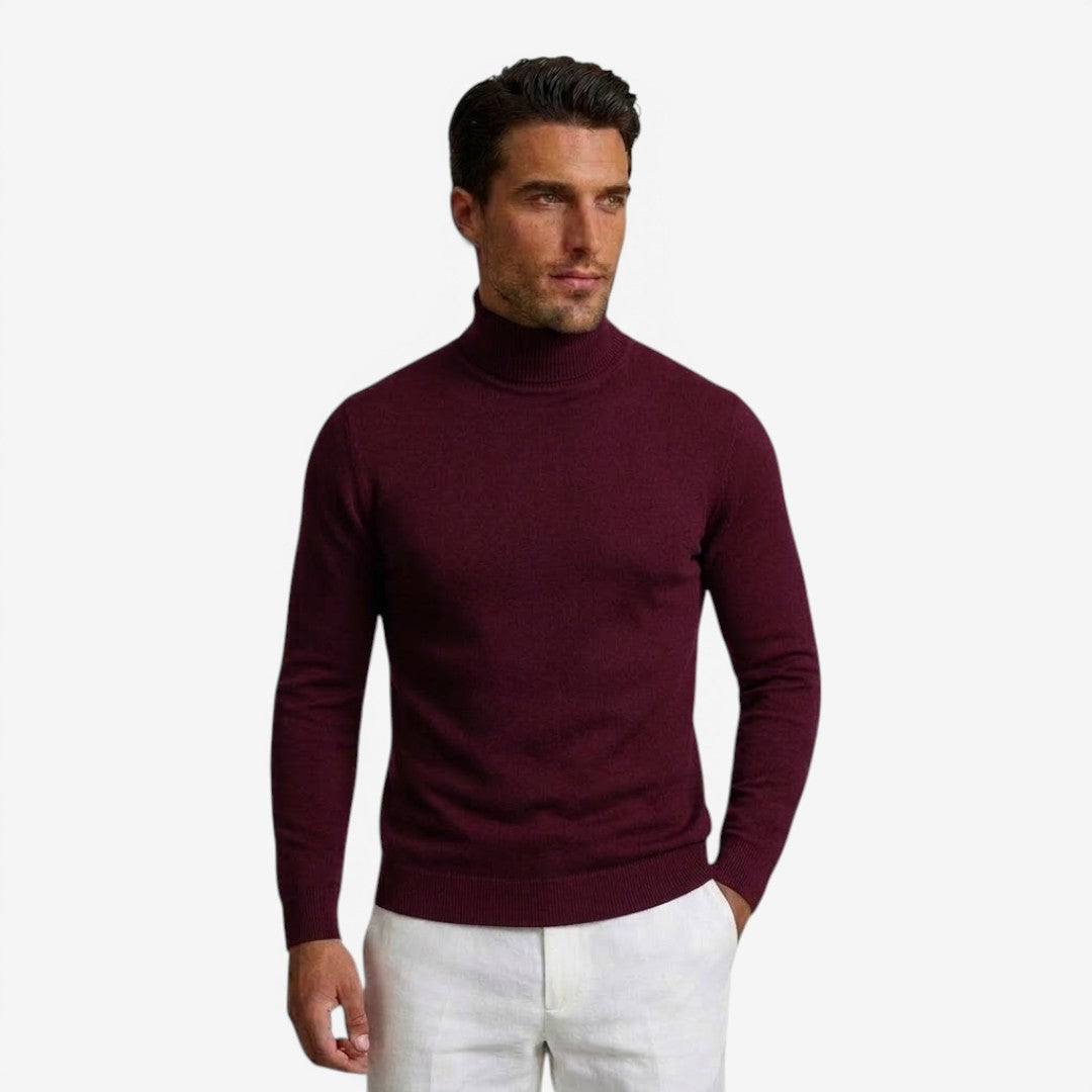 Gaspard | Slim Fit Turtleneck Knit Jumper