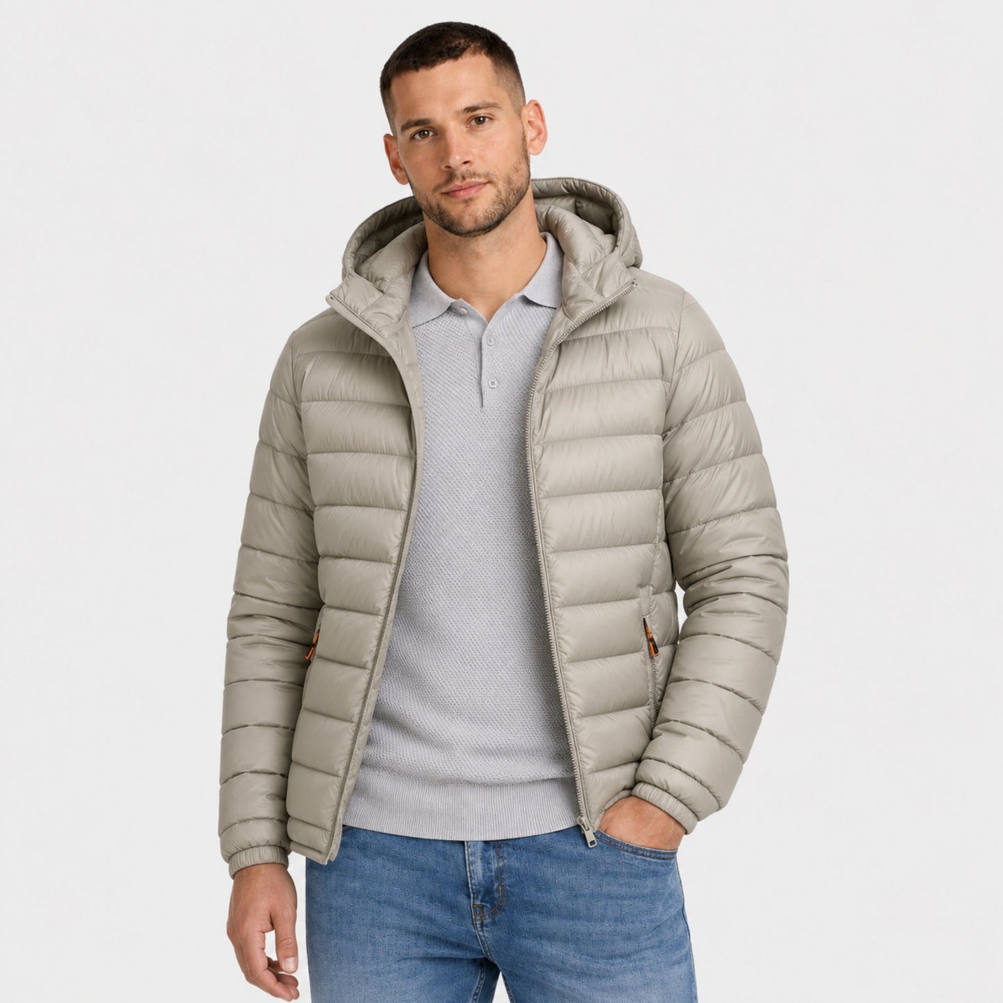 Logan | Men's Lightweight Hooded Puffer Jacket