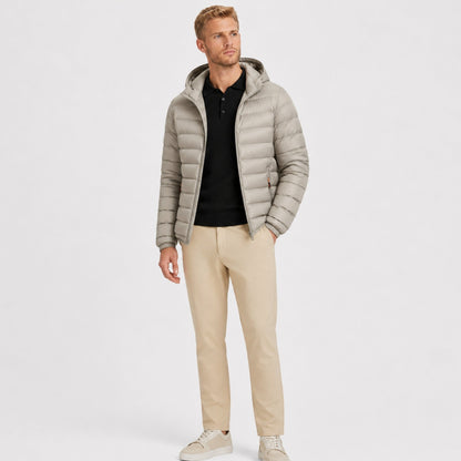 Logan | Men's Lightweight Hooded Puffer Jacket