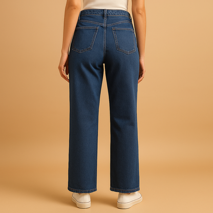 Elvyn | Loose Fit High Waisted Jeans