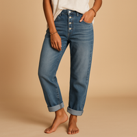 Elvyn | Loose Fit High Waisted Jeans