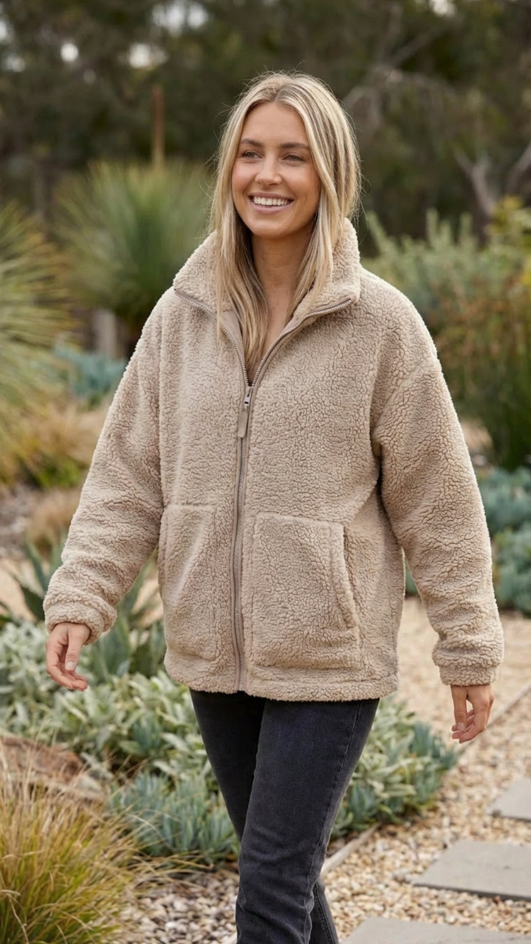 Elodie | Oversized Sherpa Teddy Jacket