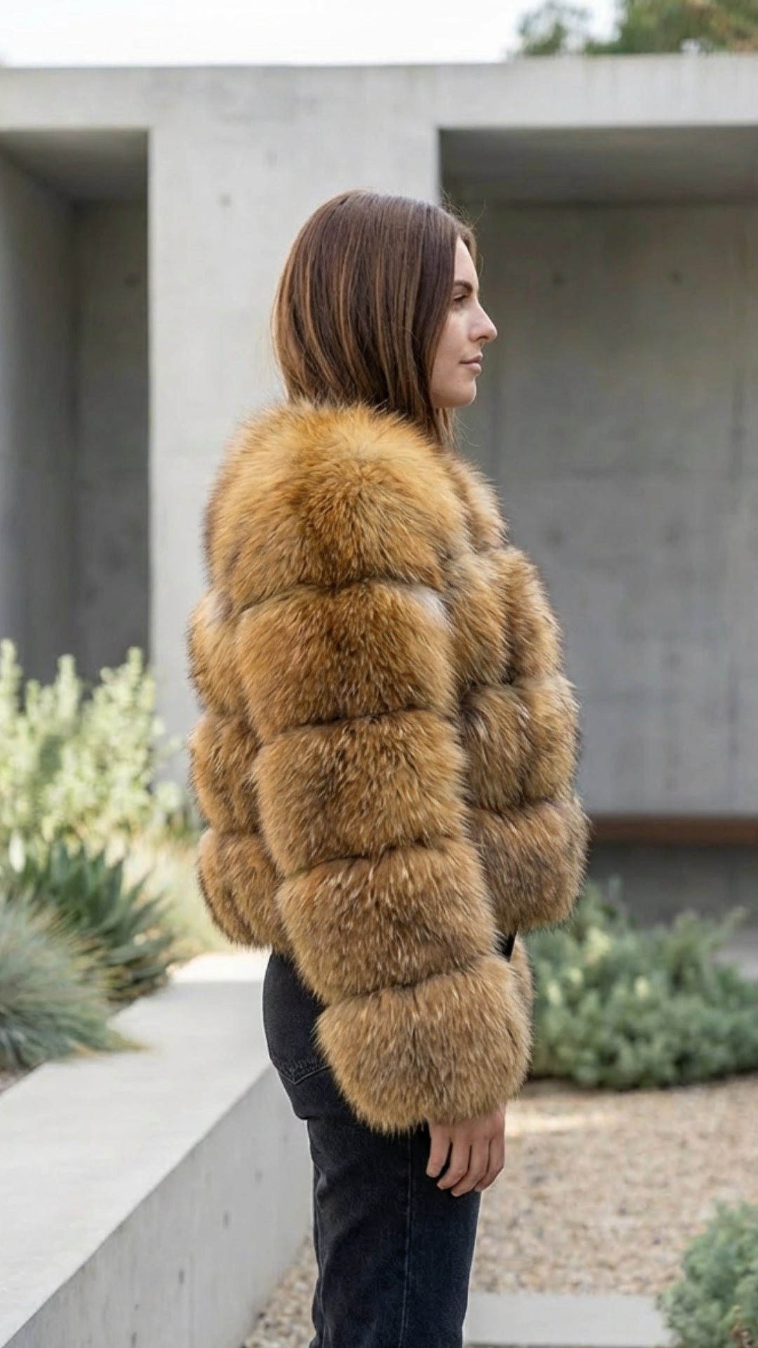 Zarelle | Fluffy Faux Fur Jacket Soft Texture