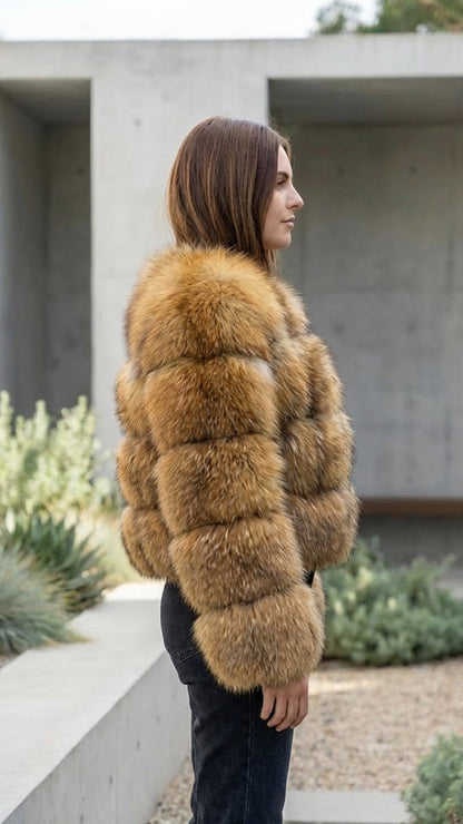 Zarelle | Fluffy Faux Fur Jacket Soft Texture