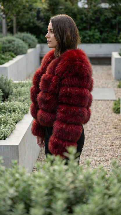 Zarelle | Fluffy Faux Fur Jacket Soft Texture