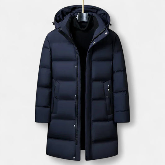 Mason | Men's Longline Hooded Puffer Coat