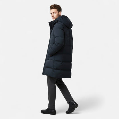Mason | Men's Longline Hooded Puffer Coat