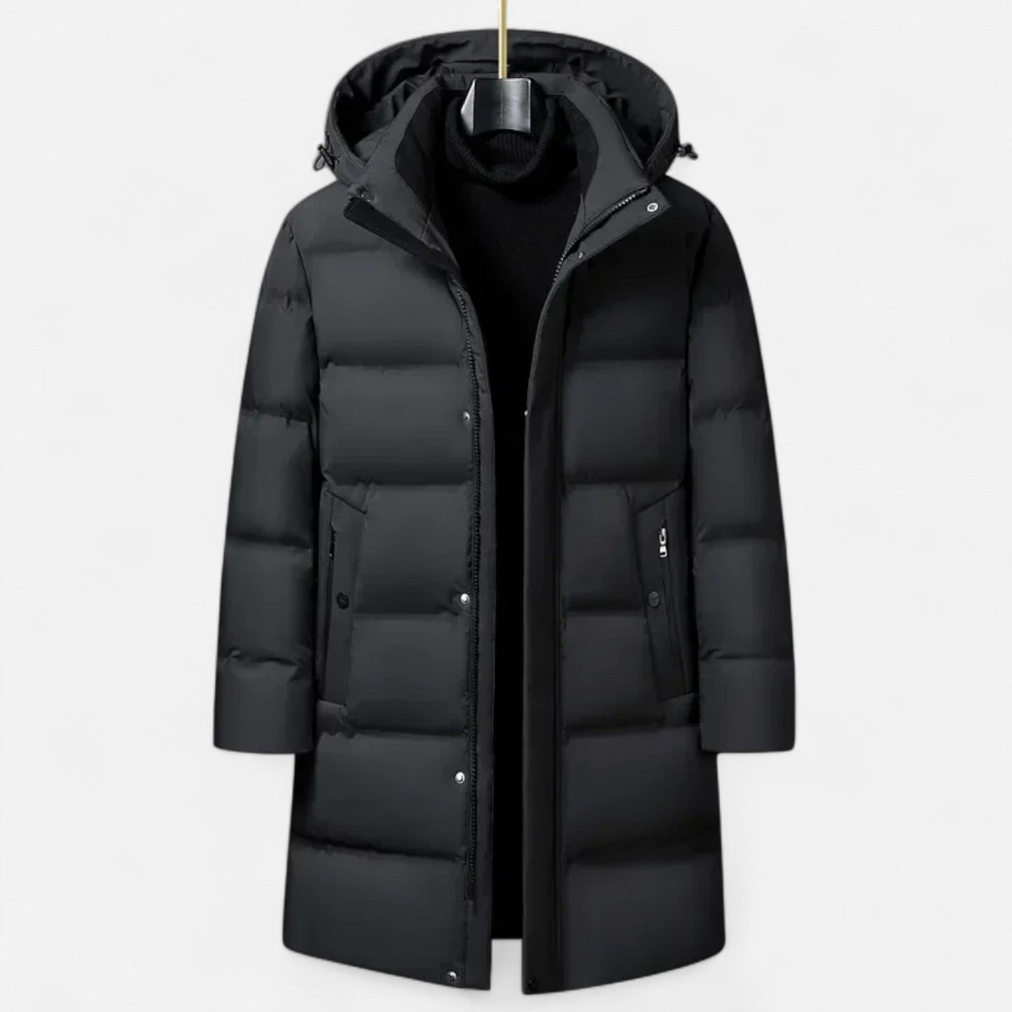 Mason | Men's Longline Hooded Puffer Coat