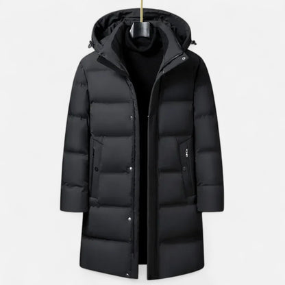 Mason | Men's Longline Hooded Puffer Coat