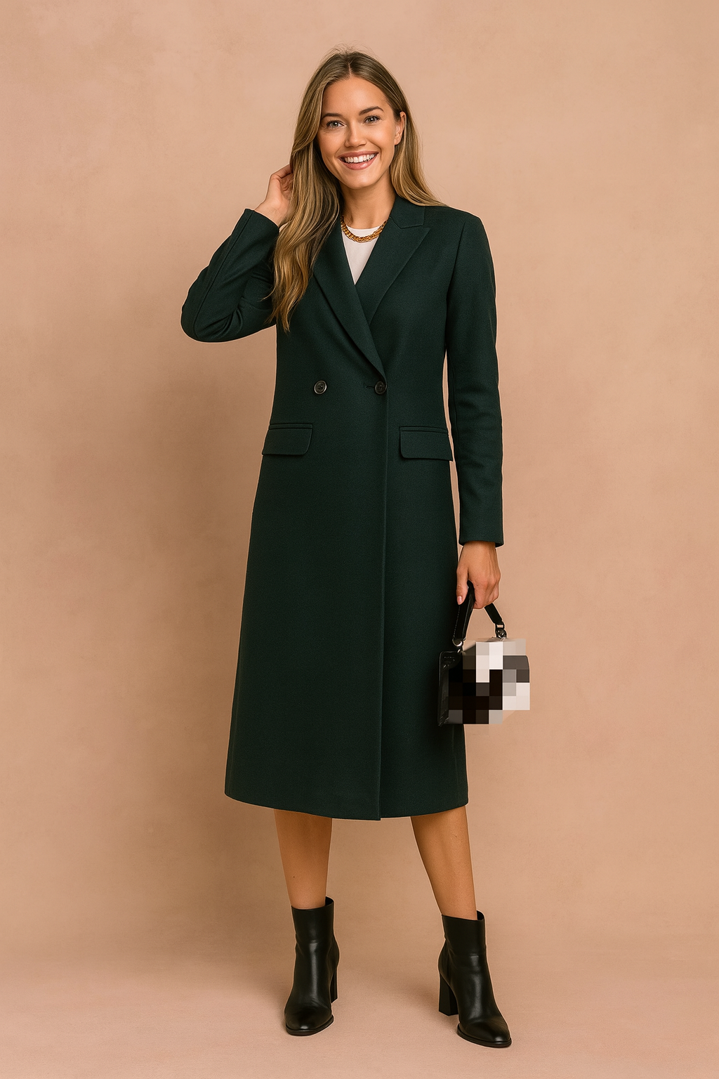 Soreva | Classic Double Breasted Wool Coat