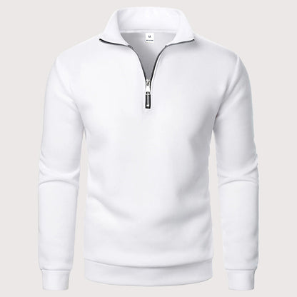 Luca | Quarter-Zip Stand Collar Sweatshirt