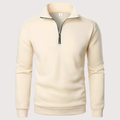Luca | Quarter-Zip Stand Collar Sweatshirt
