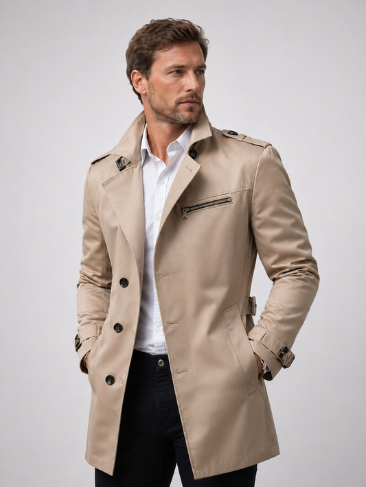 Dorian | Belted Tailored Trench Coat