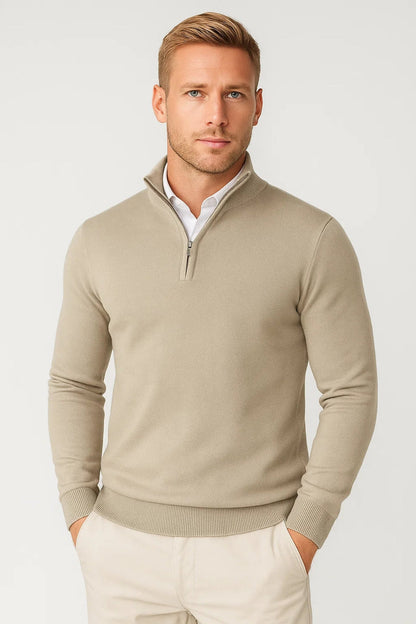 Stefan | Quarter-Zip Knit Sweater
