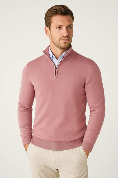Stefan | Quarter-Zip Knit Sweater