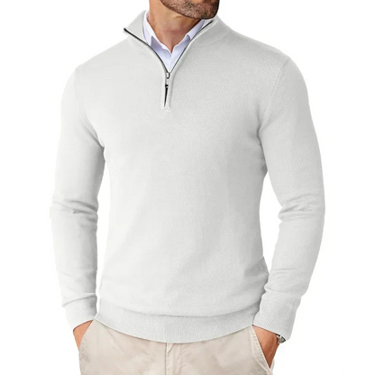 Stefan | Quarter-Zip Knit Sweater